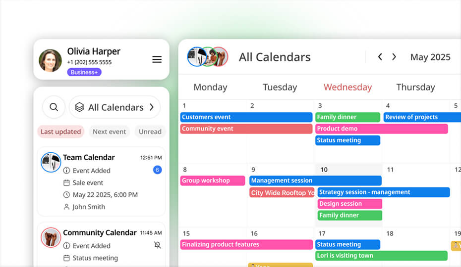 Shared Events Calendar Community Calendar with GroupCal - shared community events