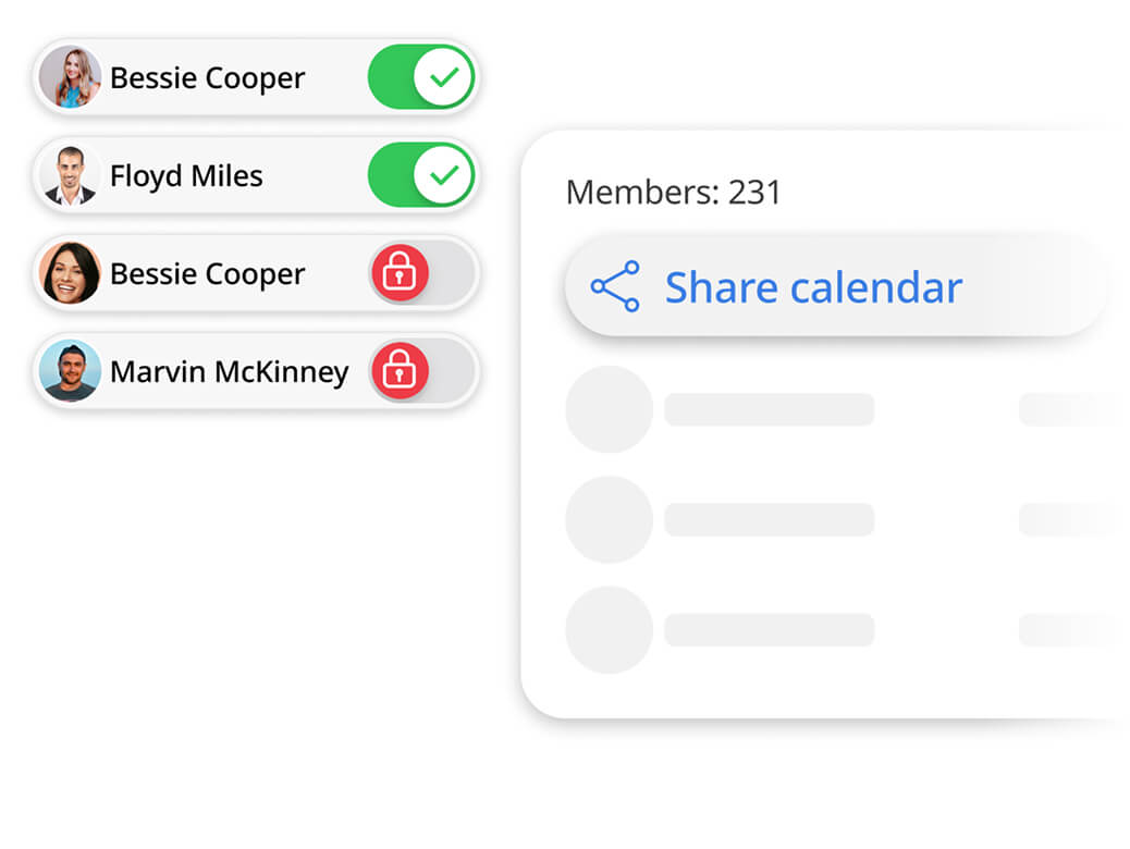Controlling who can add new members to a calendar