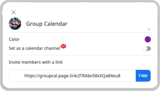 GroupCal - add a new calendar after it was saved