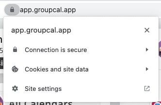 GroupCal - manage notifications