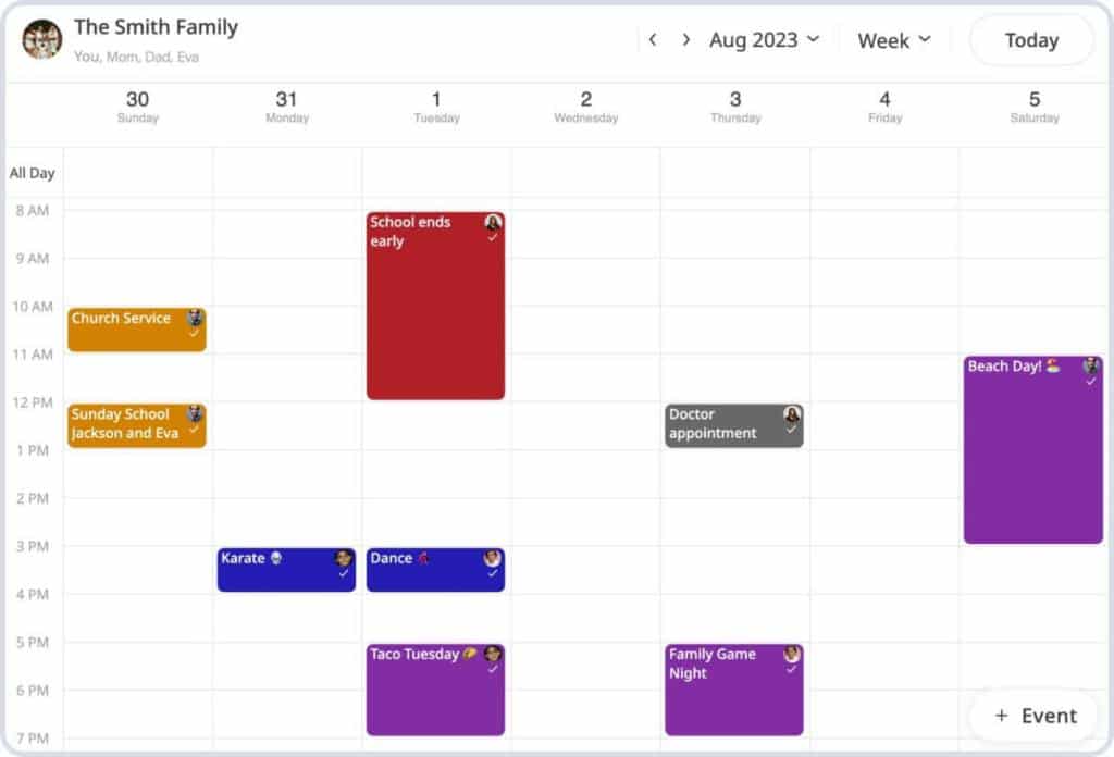 Family Gmail Calendar Jolie Rebecka