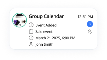 Calendar Settings screen - Personal Settings menu - Show only events you own.