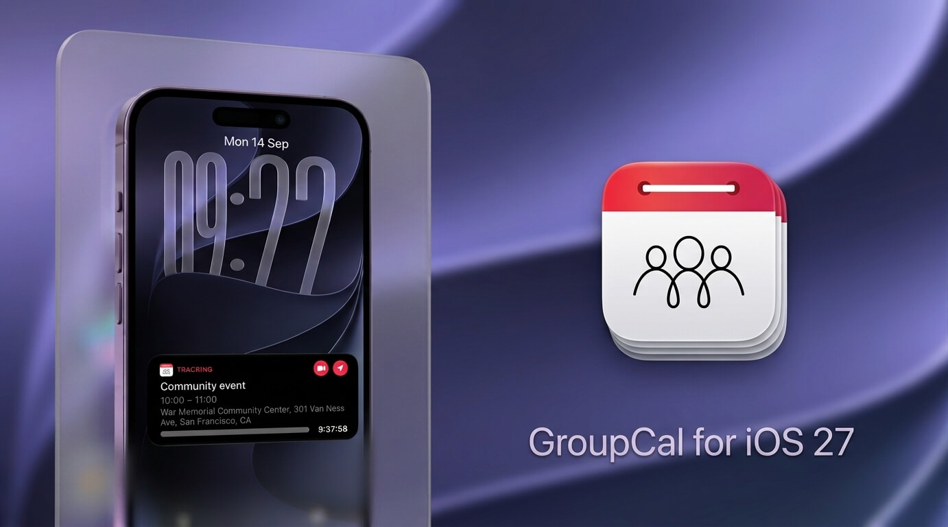 GroupCal for iOS27